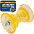 Five Oceans 3-Inch Boat Trailer Roller - Marine Boat Roller for Trailer Clear Yellow Bow Boat Roller Poly - FO2457