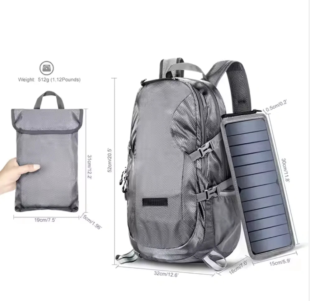 Solar-Powered Backpack