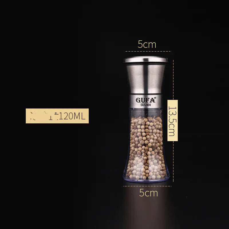Creative 304 Stainless Steel Manual Pepper Grinder