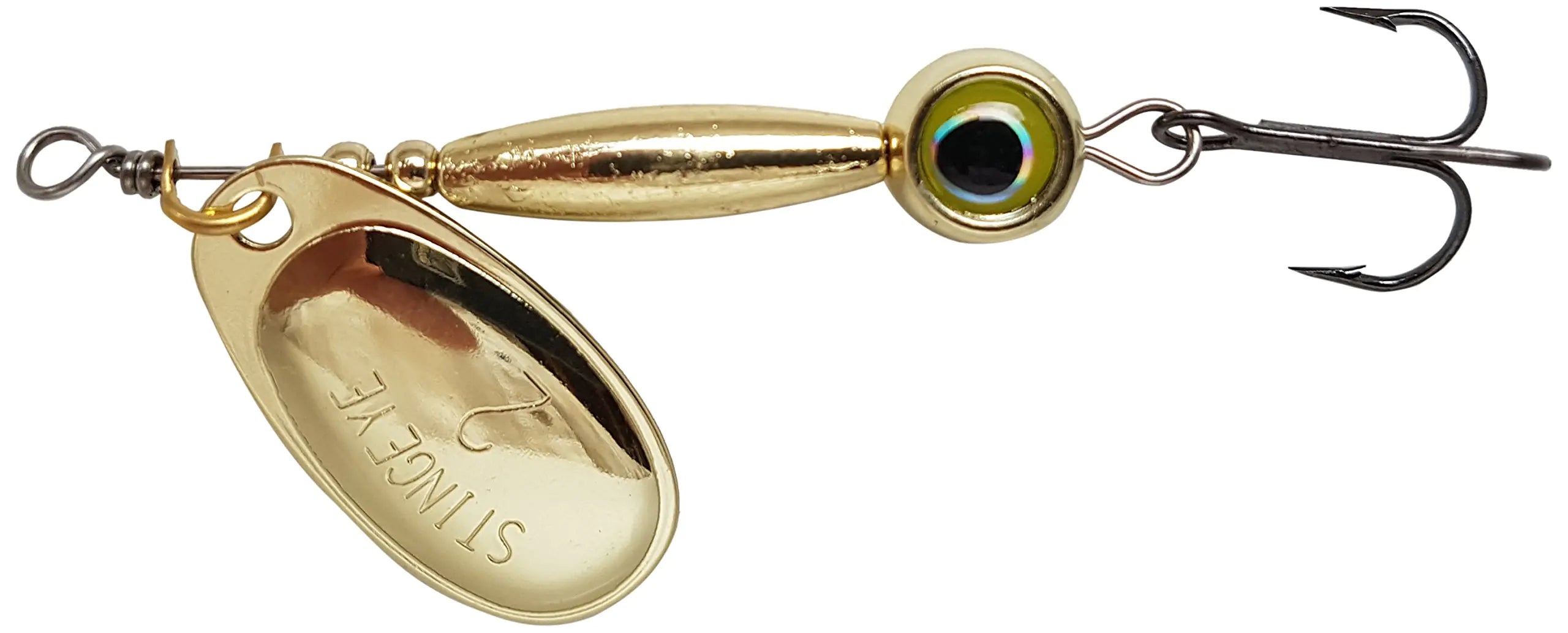 Thundermist Lure Company Eye#2-G-G-GLD Stingeye Spinner Fishing Lure Gold