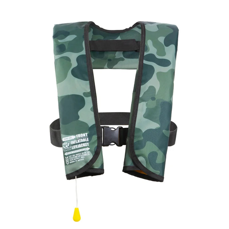 Inflated Fishing Vest Adult Manual Auto Inflatable Life Jacket 150N PFD Adult Marine Vest Water Sport Raft Boating Accessories