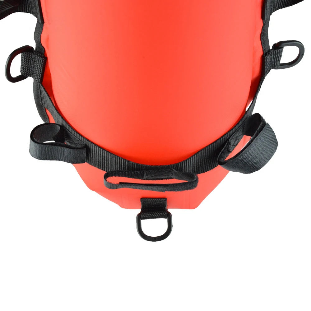 Inflatable Safety Float Scuba Diving Surface Marker Signal Float with Dive Flag 78LBS Maximum Buoyancy for Spearfishing Swimming