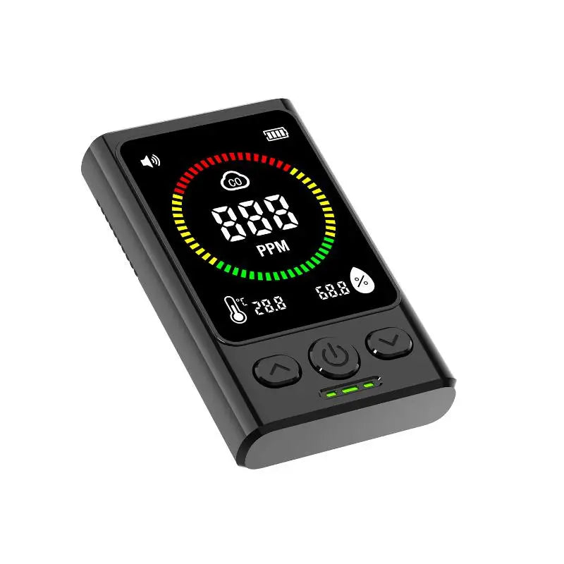 Advanced 3-in-1 Carbon Monoxide Detection Device; Portable and Perfect for Homes, Garages, Offices.