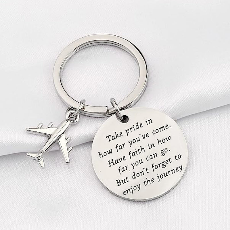 Airplane Keychain Pilot Gift Future Pilot Gift New Pilot Flight Attendant Graduation Gifts Aviation Crew Gifts