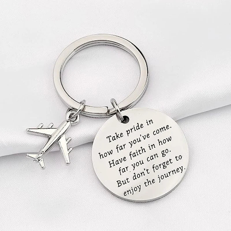 Airplane Keychain Pilot Gift Future Pilot Gift New Pilot Flight Attendant Graduation Gifts Aviation Crew Gifts