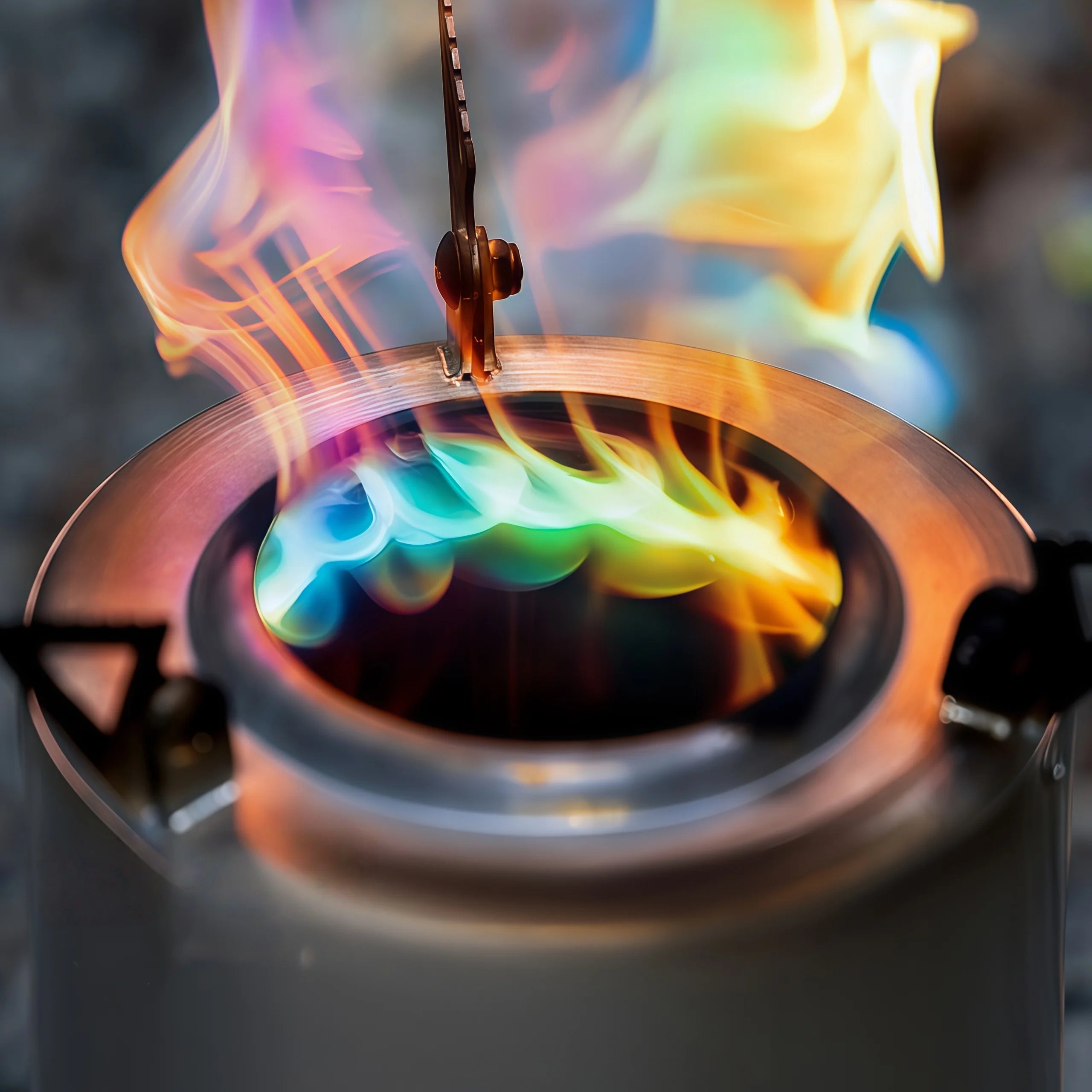 Wood Camping Stove Portable Table Top Fire Pit 6.3" Stainless Steel Smokeless Outdoor Hot Tent Stove Fueled by Pellets or Wood