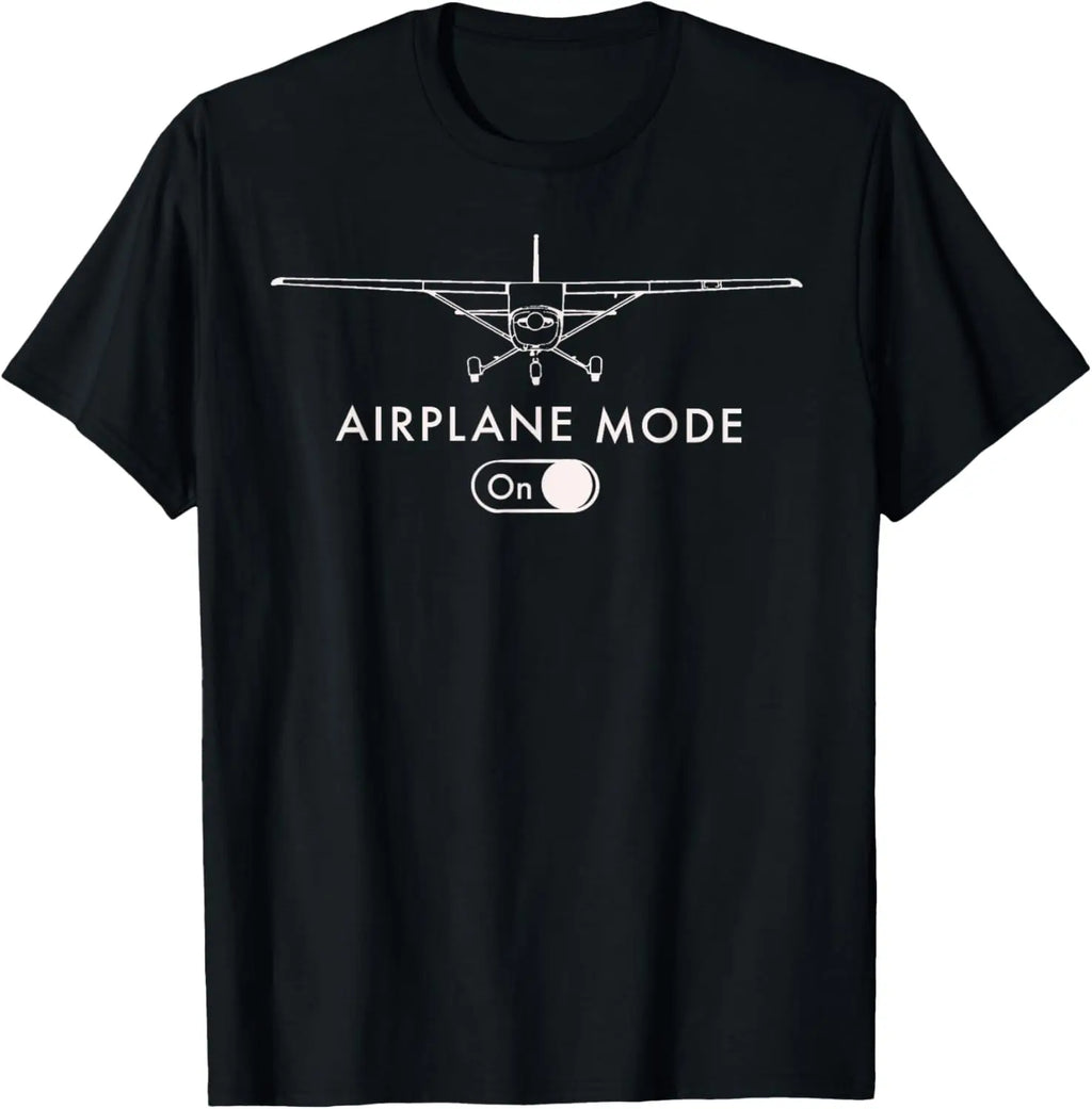 Pilot C172 Flying Gift Airplane Mode Short Sleeve T-Shirt Fashion casual short-sleeved crew-neck clothing