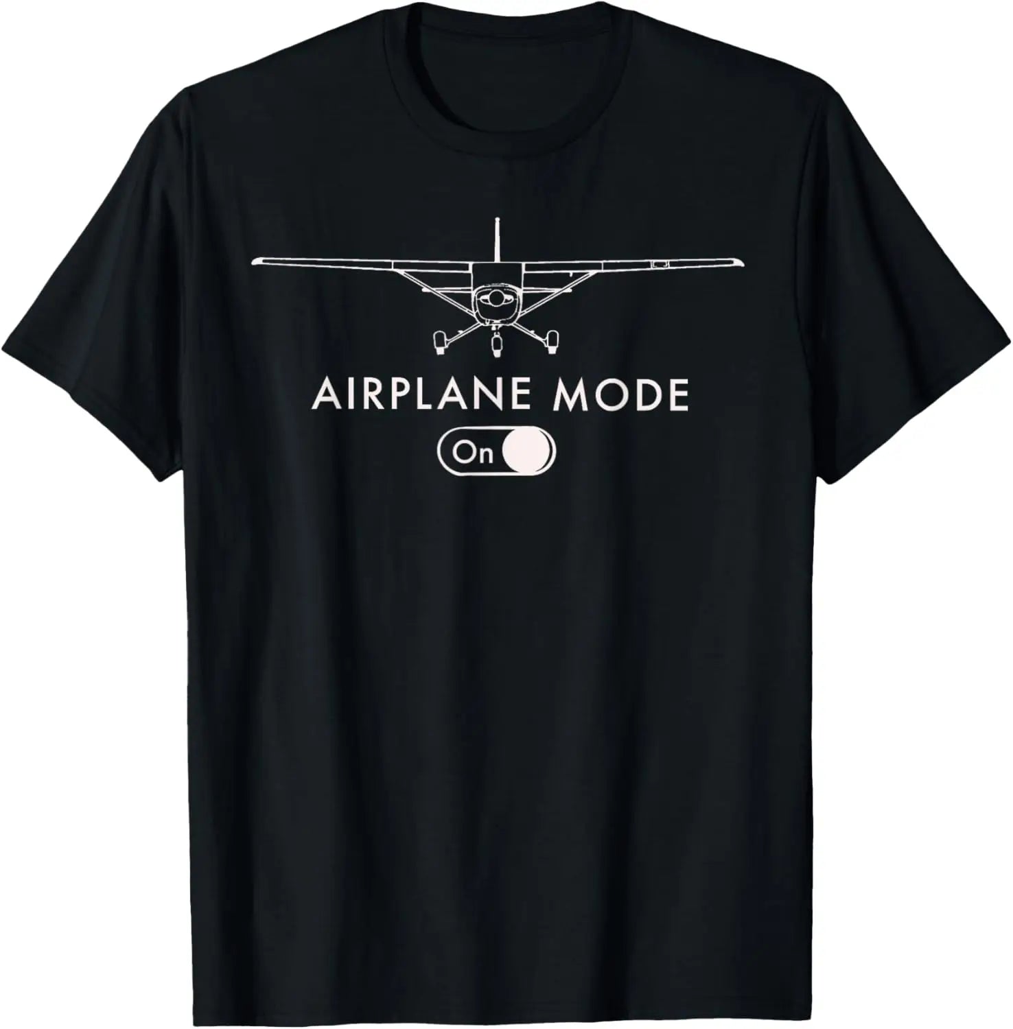 Pilot C172 Flying Gift Airplane Mode Short Sleeve T-Shirt Fashion casual short-sleeved crew-neck clothing