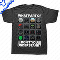 Birthday Gifts Airplane Pilot Tools Instruments  T Shirts Airline Aircraft Graphic Streetwear Short Sleeve T-shirt Men Clothing