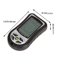 6-in-1 Outdoor Multifunction Digital Meter Handheld Altimeter/Barometer/Compass/Thermometer for Hiking Camping Portable  Design
