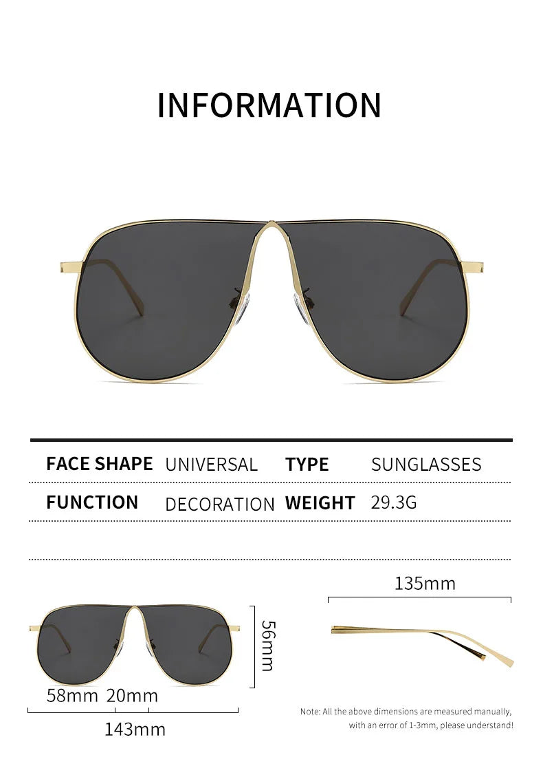 Classic Unisex Sggoart Fashion Pilot Sunglasses