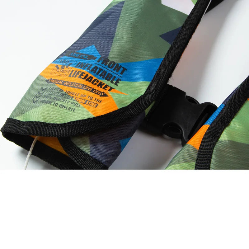 Inflated Fishing Vest Adult Manual Auto Inflatable Life Jacket 150N PFD Adult Marine Vest Water Sport Raft Boating Accessories