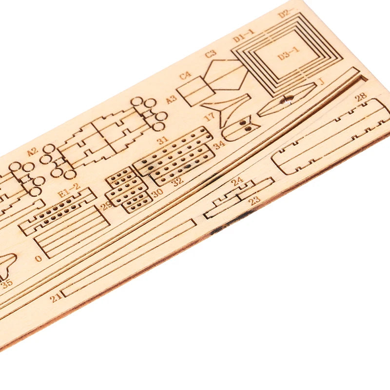 1:70 New Port Wooden Sailing Boat Model DIY Kit Ship Assembly Decoration Gift