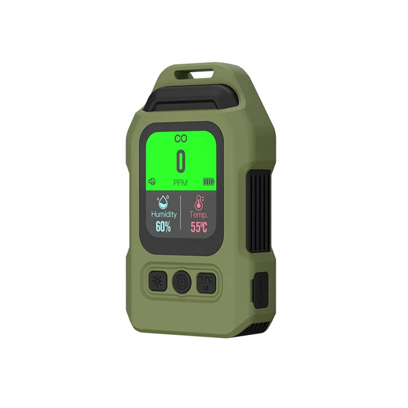 B84B-Carbon Monoxide Detector With Alarm Carbon Monoxide Sensor Portable Temp Humidity Meter Temp Humidity Meter For Home Indoor