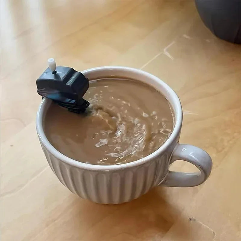5pcs Boat Motor Coffee Stirrer, Novelty Coffee Mixer Home Use Drink Stirrer Best Gift For Boating Lovers Fathers Day Present ﻿
