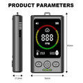 Advanced 3-in-1 Carbon Monoxide Detection Device; Portable and Perfect for Homes, Garages, Offices.