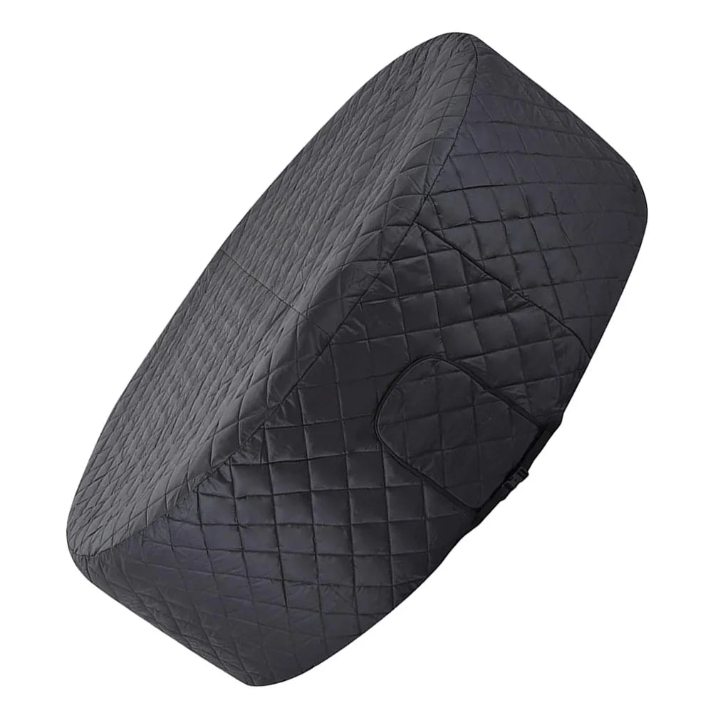 Heat insulating inflatable bathtub cover weatherproof for winter spa tubs fits most round inflatable tubs 208 by 70 centimeters