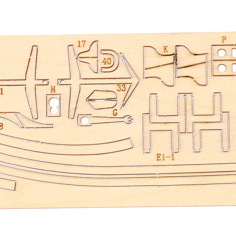 1:70 New Port Wooden Sailing Boat Model DIY Kit Ship Assembly Decoration Gift