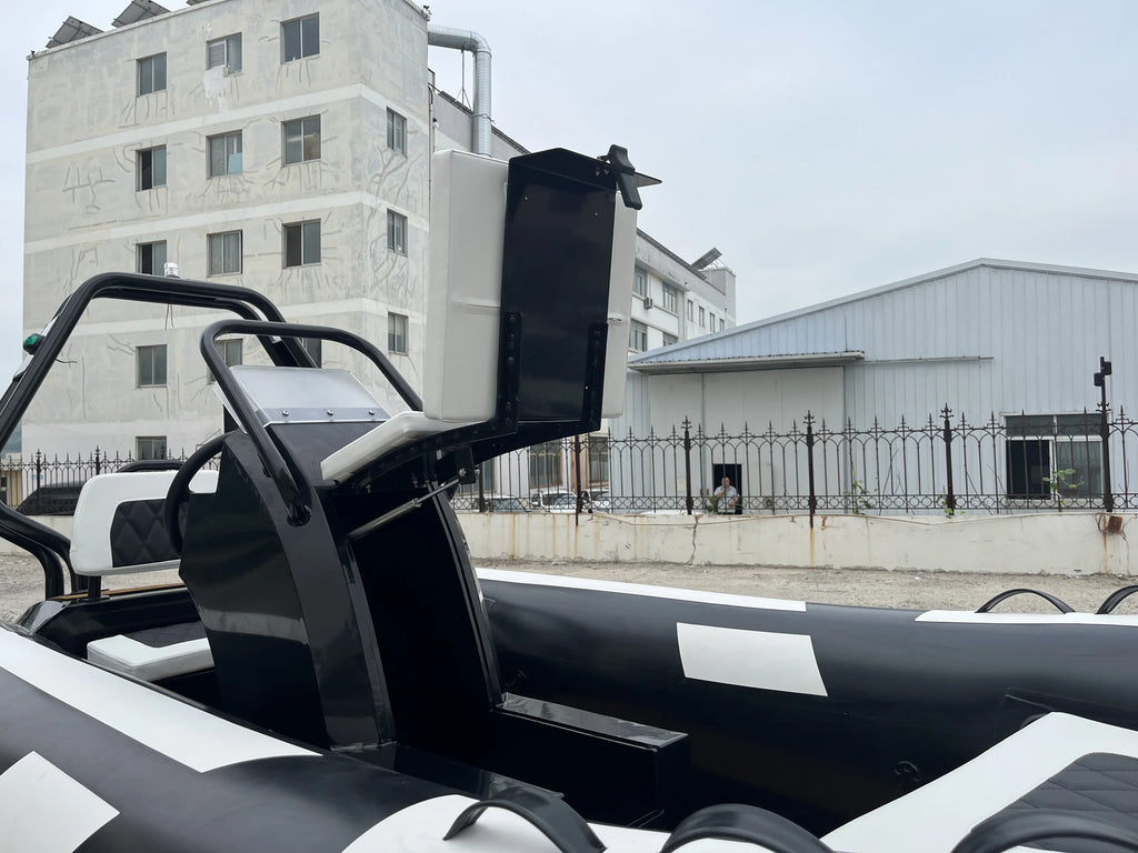 RIB Boats 11.8ft 3.6m PVC Fiberglass RIB Inflatable Boat Heavy Duty Fishing Motor Rowing Outdoor Water Sports Vessel