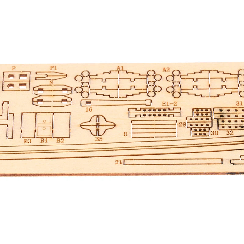 1:70 New Port Wooden Sailing Boat Model DIY Kit Ship Assembly Decoration Gift