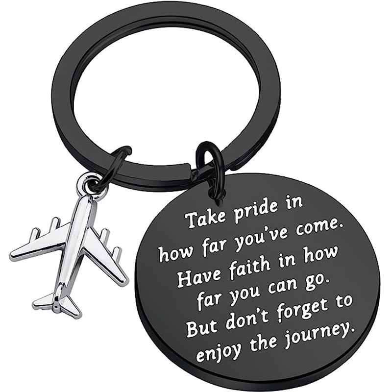 Airplane Keychain Pilot Gift Future Pilot Gift New Pilot Flight Attendant Graduation Gifts Aviation Crew Gifts