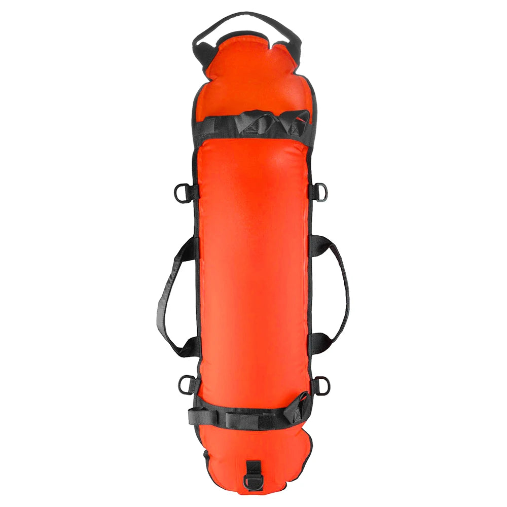 Inflatable Safety Float Scuba Diving Surface Marker Signal Float with Dive Flag 78LBS Maximum Buoyancy for Spearfishing Swimming