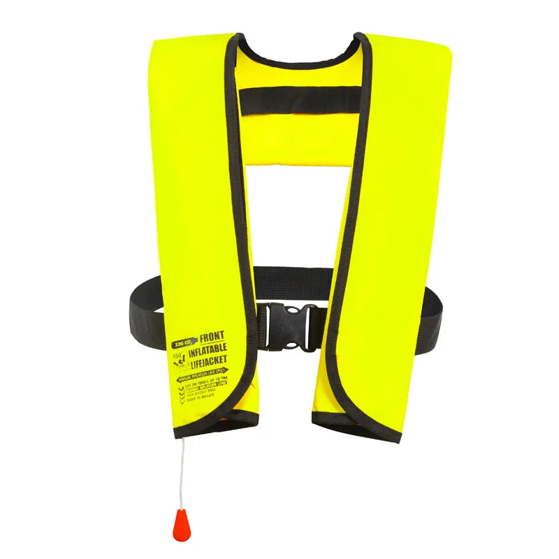 Inflated Fishing Vest Adult Manual Auto Inflatable Life Jacket 150N PFD Adult Marine Vest Water Sport Raft Boating Accessories