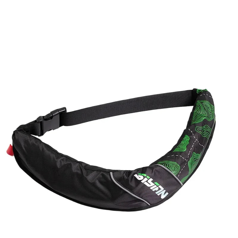 Fishing Life Jacket Adult Automatic Inflatable Portable Buoyancy Belt Professional Boat Fishing Equipment Car Lifebuoy Adult
