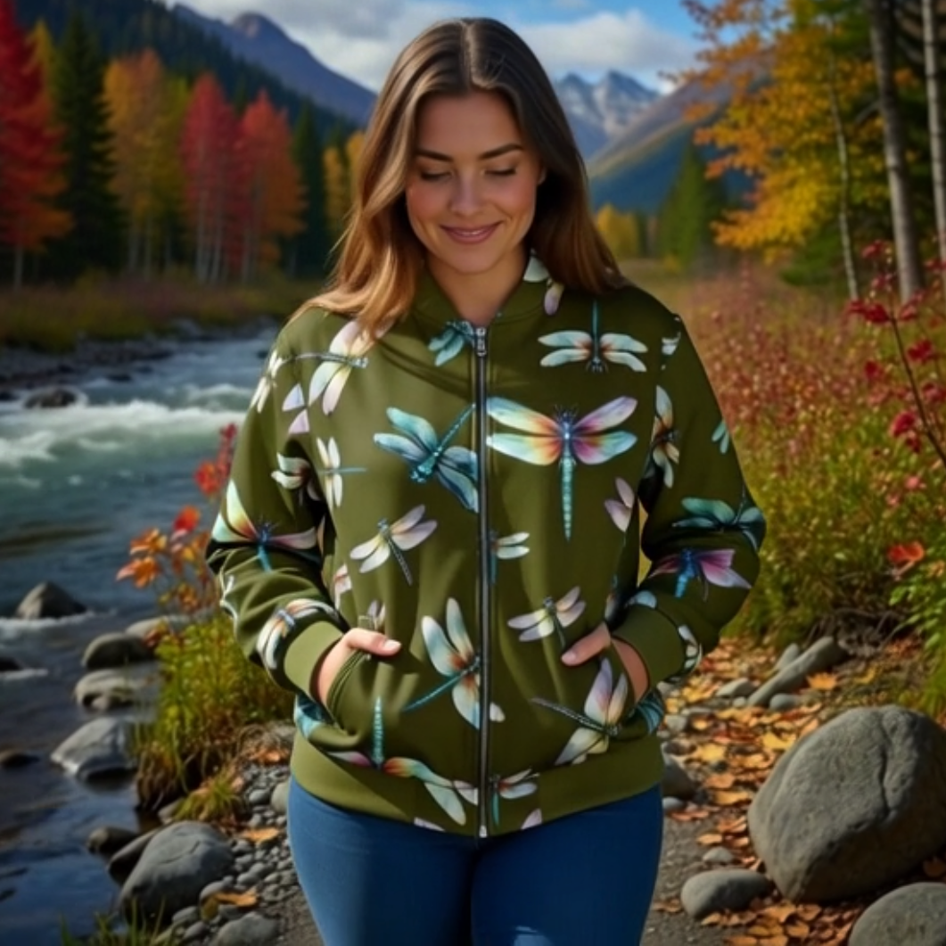 Eco-Friendly Mosquito Repellent Zip Bomber Jacket - DEET FREE!  -  Unisexy