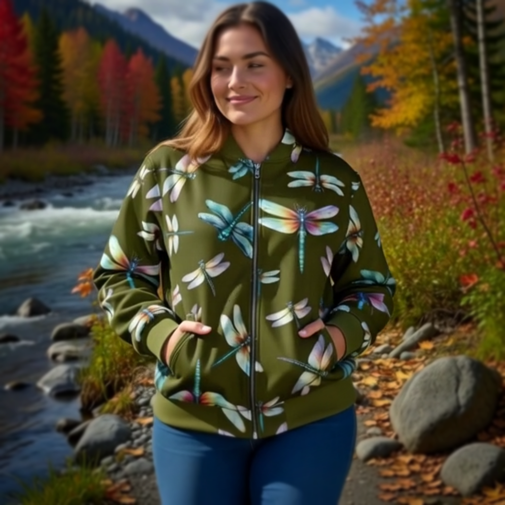 Eco-Friendly Mosquito Repellent Zip Bomber Jacket - DEET FREE!  -  Unisexy