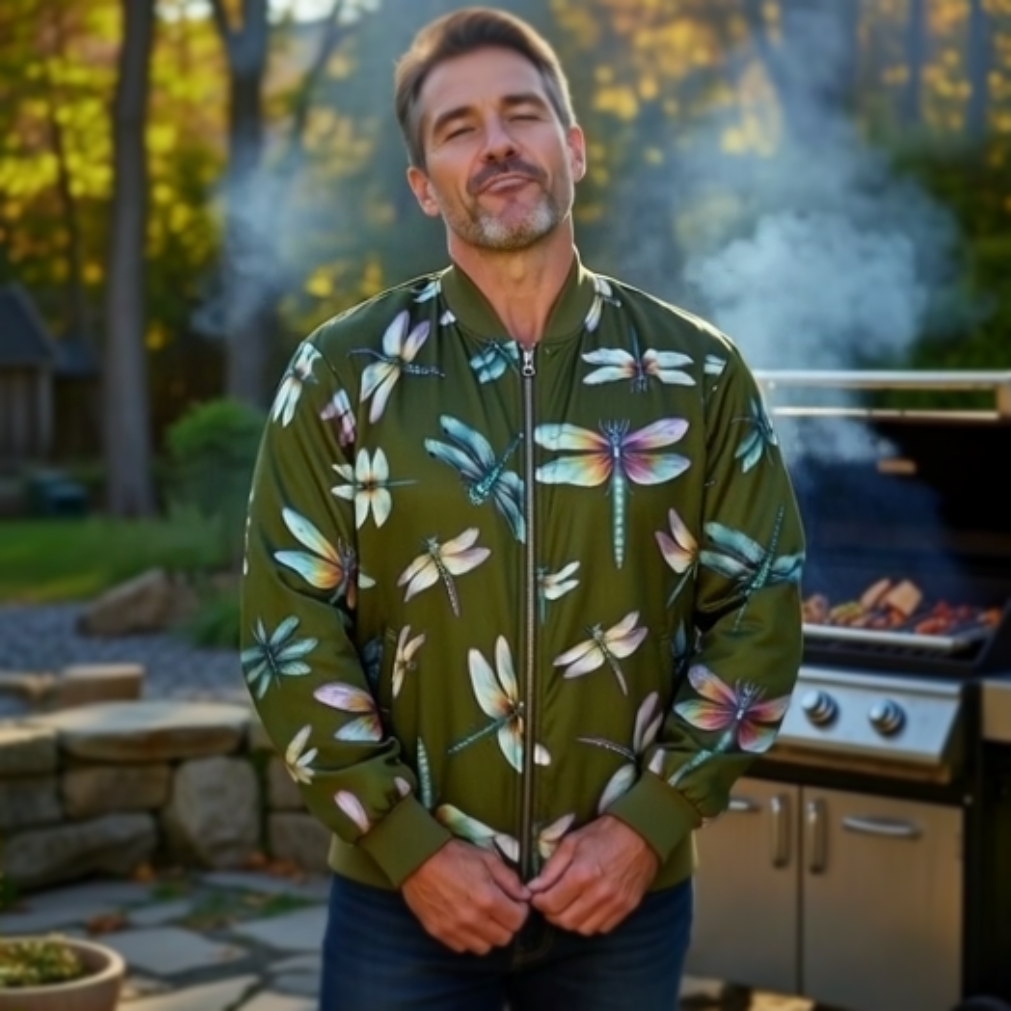 Eco-Friendly Mosquito Repellent Zip Bomber Jacket - DEET FREE!  -  Unisexy