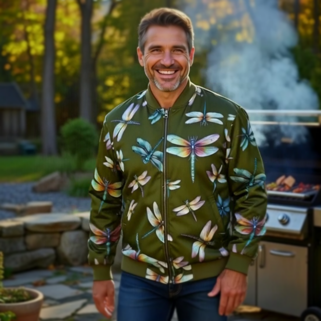 Eco-Friendly Mosquito Repellent Zip Bomber Jacket - DEET FREE!  -  Unisexy