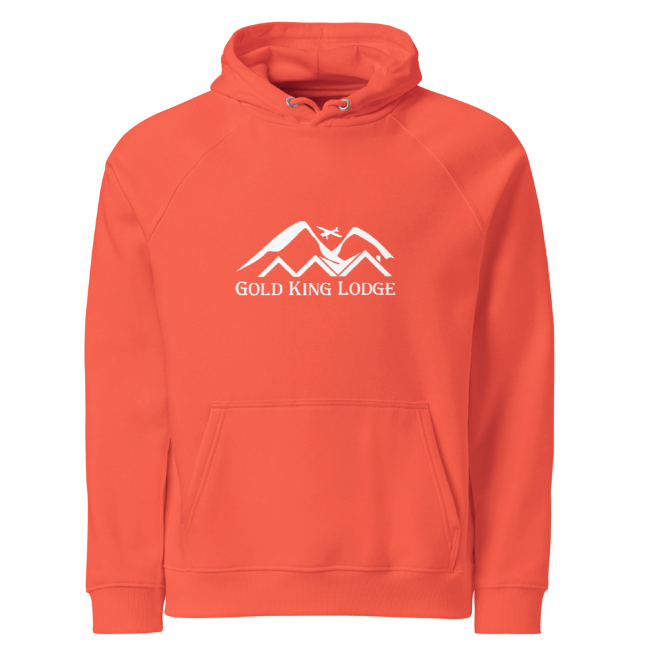 Gold King Lodge, Alaska Sweatshirt - Eco Raglan Hoodie | SOL'S Unisex
