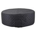 Heat insulating inflatable bathtub cover weatherproof for winter spa tubs fits most round inflatable tubs 208 by 70 centimeters