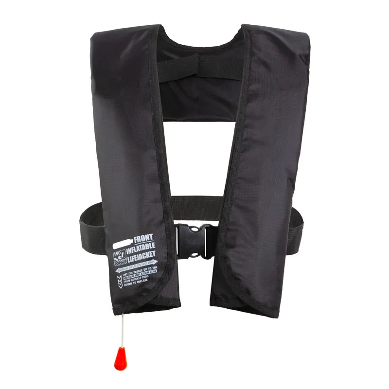 Inflated Fishing Vest Adult Manual Auto Inflatable Life Jacket 150N PFD Adult Marine Vest Water Sport Raft Boating Accessories