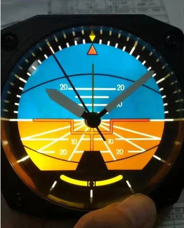 Aircraft Simulation Instrument Airspeed Meter Altimeter Clock Attitude Meter Heading Meter Alarm Clock
