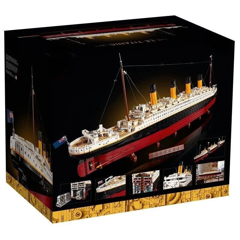 2025New 9090Pcs Large Cruise Boat Ship Model Home Decoration Diy Gift  Desktop ornament  Children's birthday gift