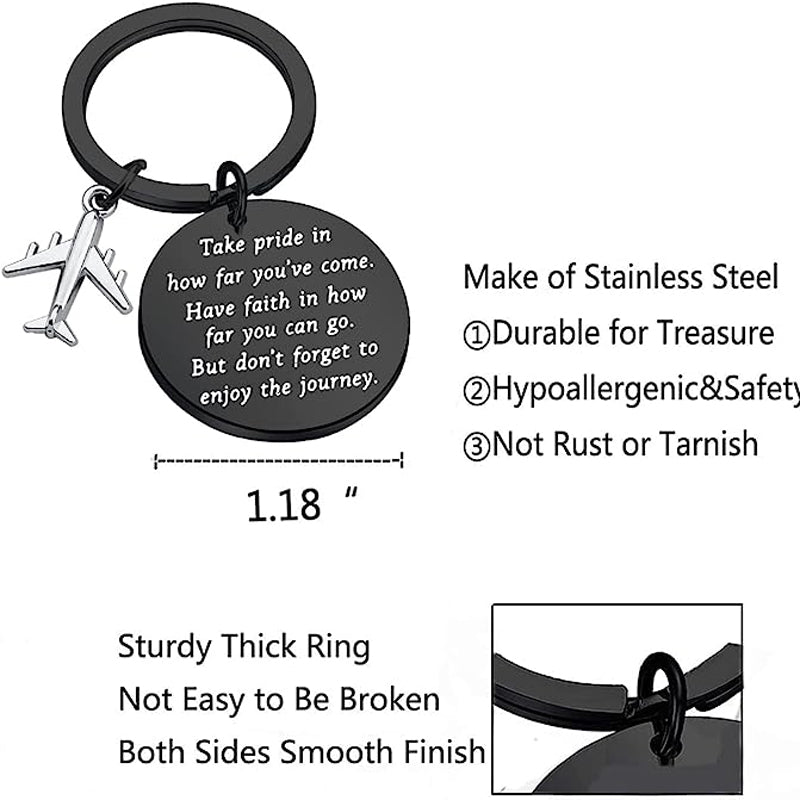Airplane Keychain Pilot Gift Future Pilot Gift New Pilot Flight Attendant Graduation Gifts Aviation Crew Gifts