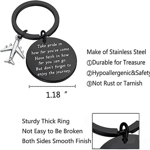 Airplane Keychain Pilot Gift Future Pilot Gift New Pilot Flight Attendant Graduation Gifts Aviation Crew Gifts