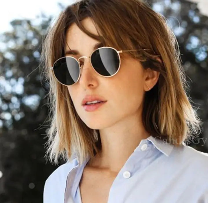 Vintage Round Women's Sunglasses