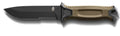 Gerber Gear StrongArm - Fixed-Blade Camping & Hunting Knife with Striking Pommel & Sheath - Premium Survival Gear - Coyote Brown Serrated Edge