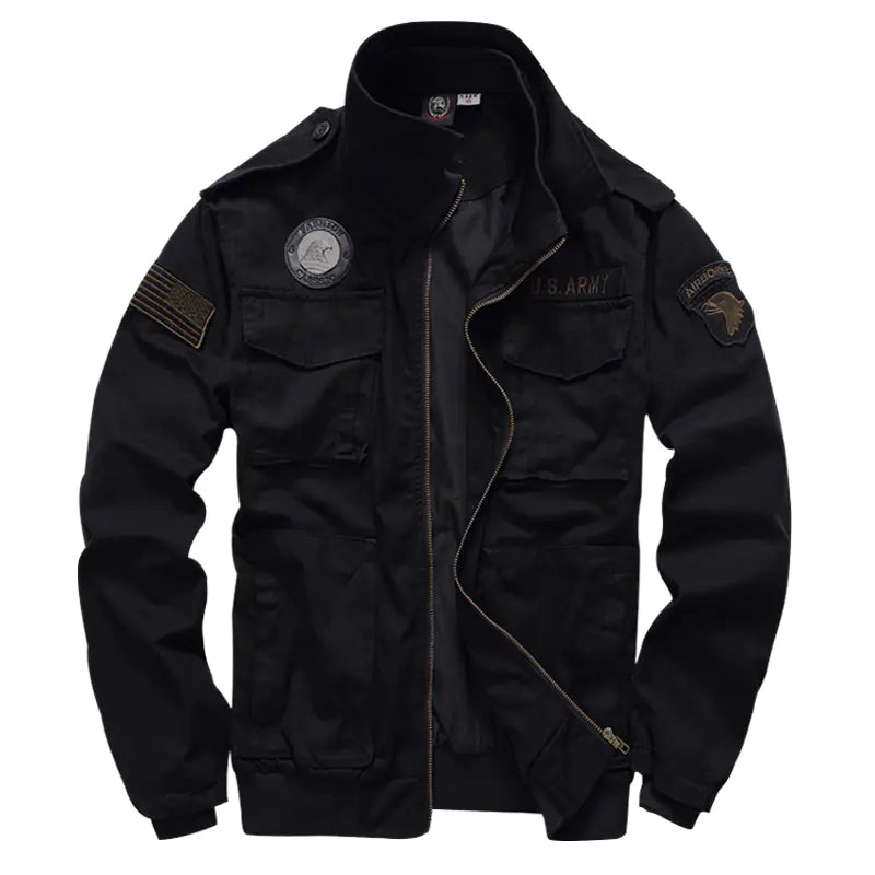 Men's Camouflage Flight Jacket - Outdoor Military Gear