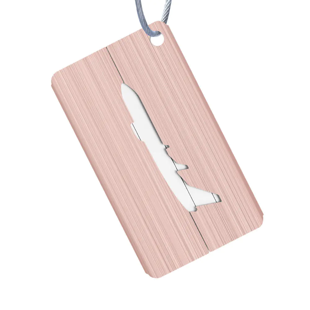 Aluminum Alloy Pilot Flight Bag Luggage Tag for Boarding Pass Aircraft