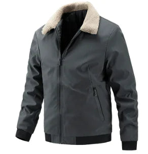 Men's Flight Jacket with Shearling Collar (2018)