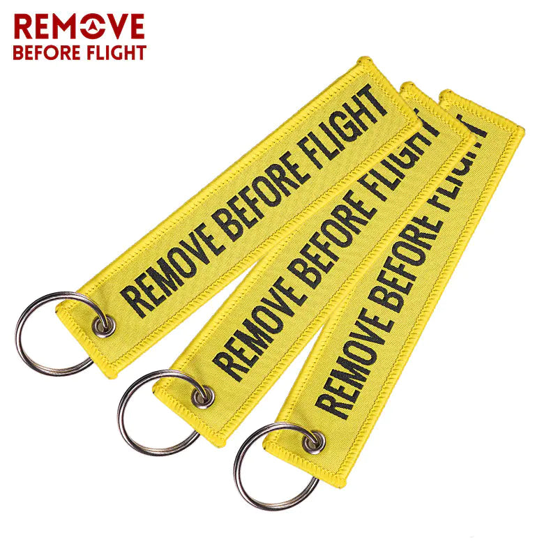 Colorful Weaving Keychain - Remove Before Flight