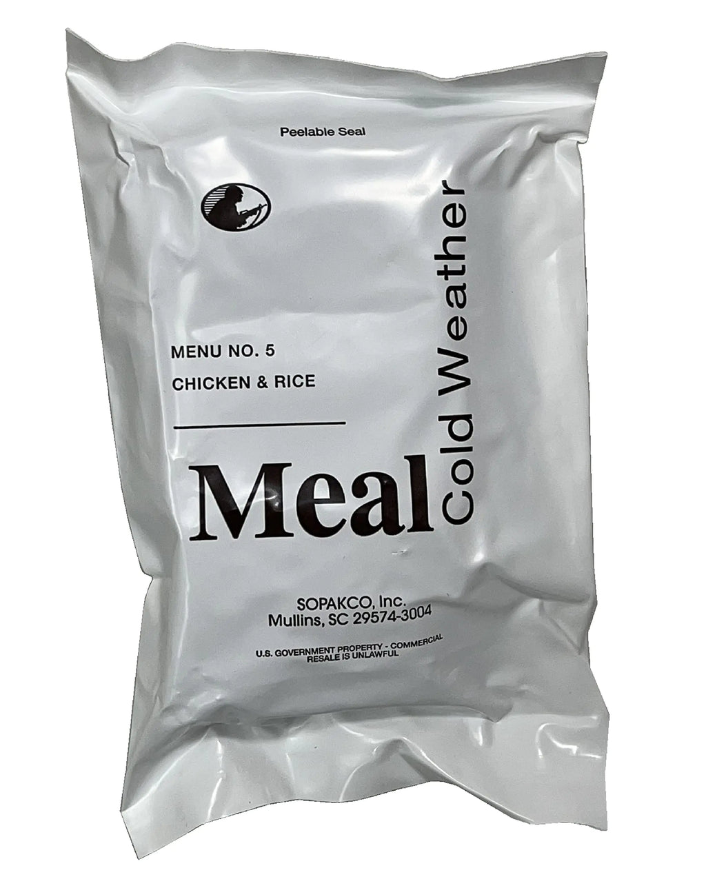 Cold Weather MRE Meal Ready to Eat USGI Menu #5 Chicken & Rice