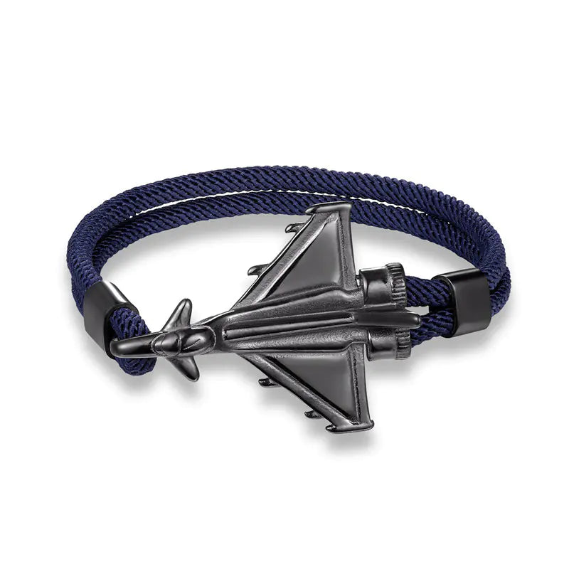Men's Fashion Flying Machine Bracelet with Parachute Cord
