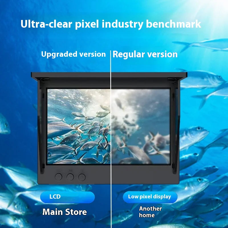 HD Underwater Fish Finder with Temperature Sensor
