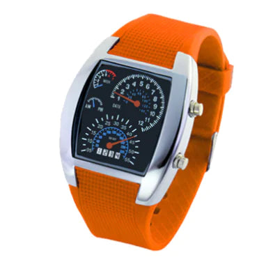 LED Electronic Aviation Watch for Men - Stylish Sports Design