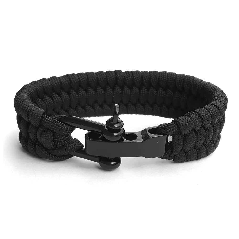 Outdoor Camping Emergency Parachute Cord Bracelet